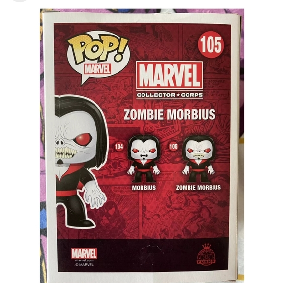 Funko Pop! Marvel: Zombie Morbius #105. - Picture 3 of 4
